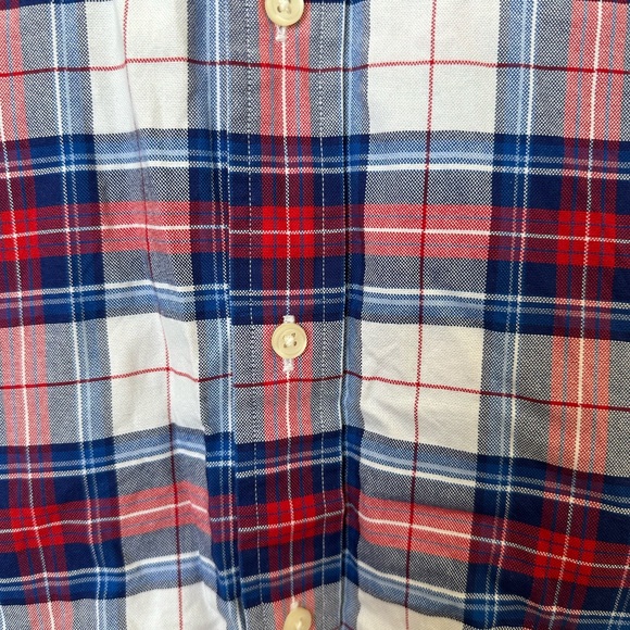Men’s Ralph Lauren XL Classic Fit Button Up Plaid Short Sleeved Shirt - Picture 8 of 8